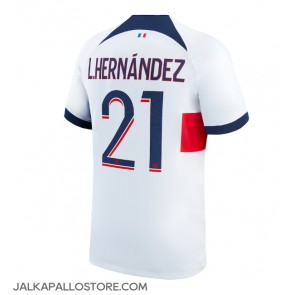 Paris Saint-Germain Lucas Hernandez #21 Vieraspaita 2023-24 Lyhythihainen